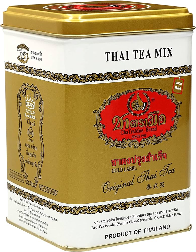 Thai Tea Can: Convenient Options for Thai Tea